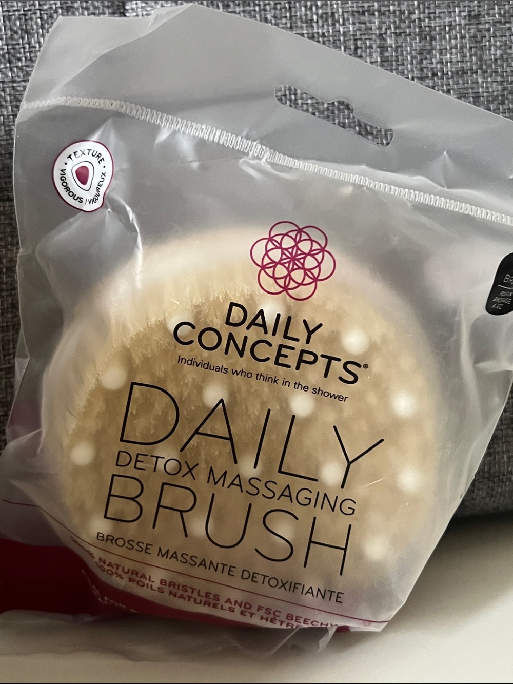 Daily Concepts Detox Massaging Brush - Natural/Beige